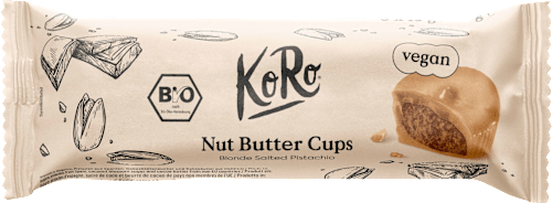 Nussbutter Cups, Blonde Pistazie (3 Stück) KoRo