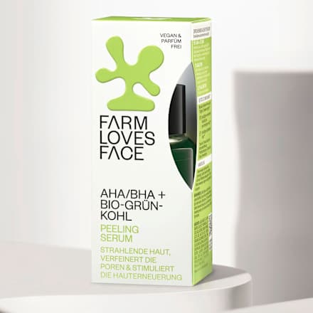 Peeling Serum AHA/BHA + Bio-Grünkohl Farm Loves Face
