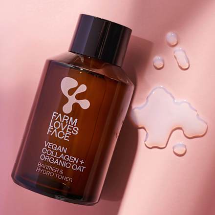Toner Barriere & Hydro Veganes Kollagen + Bio-Hafer Farm Loves Face