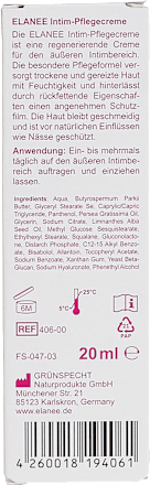 Intimcreme Pflege Elanee