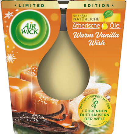 Duftkerze im Glas Warm Vanilla Wish AIR WICK
