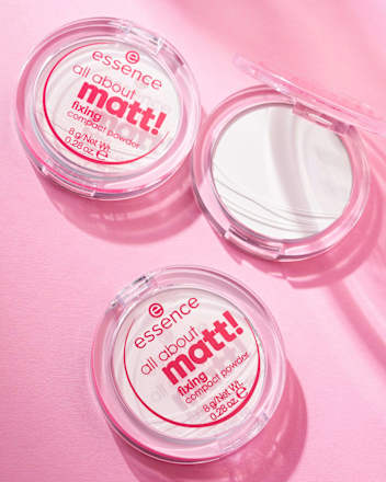 Kompakt Puder All About Matt! Fixing  essence