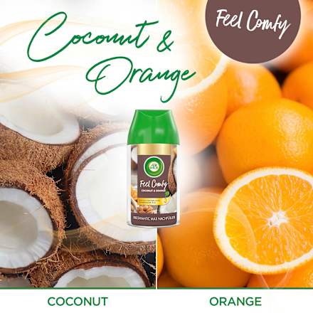 Lufterfrischer Freshmatic Feel Comfy Coconut & Orange AirWick