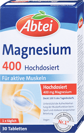 Prehransko dopolnilo Magnezij 400 Abtei