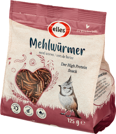 Vogelfutter Streufutter Mehlwürmer elles