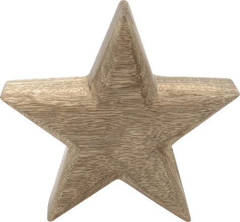 Holzstern, braun Dekorieren & Einrichten