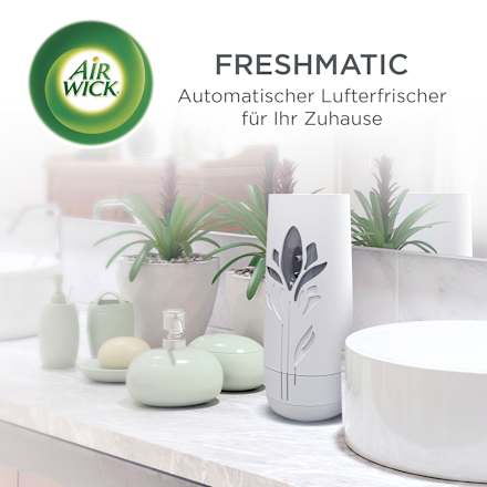 Lufterfrischer Freshmatic Duo Cotton & weißer Flieder Nachfüllpack (2x250 ml)  AirWick