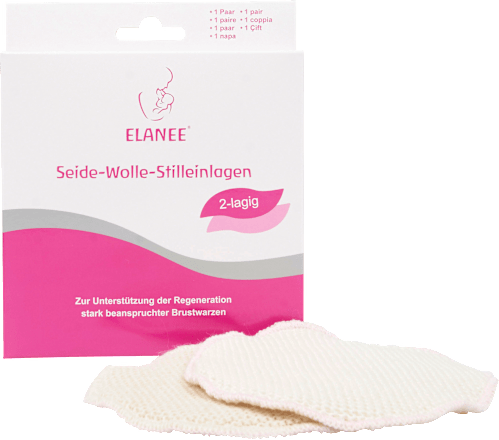 Stilleinlagen Seide-Wolle 2-lagig Elanee