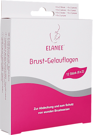 Brustwarzenpflege Gelauflagen (6 Paar) Elanee