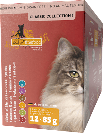 Nassfutter Katze Classic Collection I, Multipack (12 x 85g) catz finefood