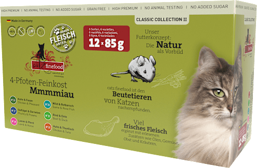 Nassfutter Katze Classic Collection II, Multipack (12 x 85g) catz finefood