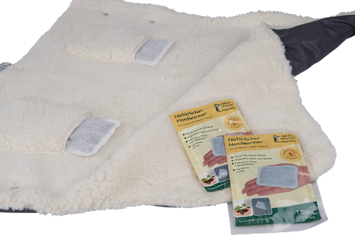 Kinderwagen-Muff, anthrazit Grünspecht