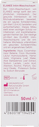 3,8 pH Intim-Waschschaum Elanee