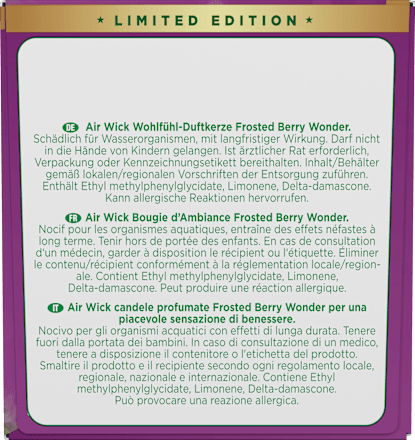 Duftkerze im Glas Frosted Berry Wonder 105g AirWick