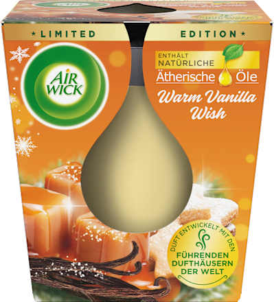 Duftkerze im Glas Warm Vanilla Wish AirWick