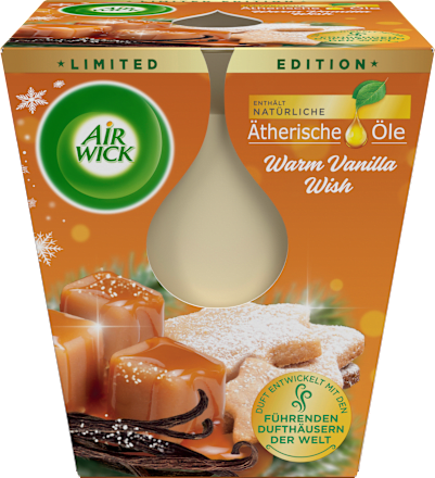 Duftkerze im Glas Warm Vanilla Wish AirWick