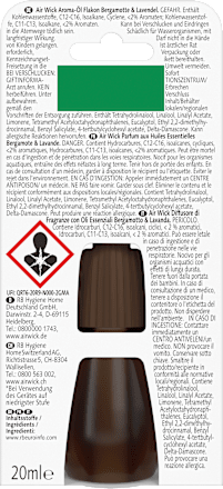 Aroma Öl Nachfüller Bergamotte und Lavendel AirWick