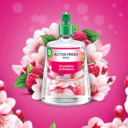 Duftspray 24/7 Active Fresh Nachfüller Kirschblüte & Himbeere AirWick