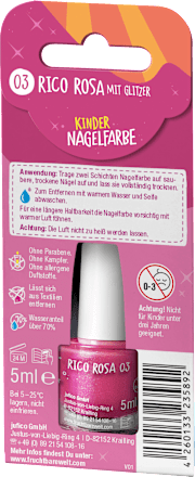 Nagelfarbe Wunderbunt rosa für Kinder FruchtBar