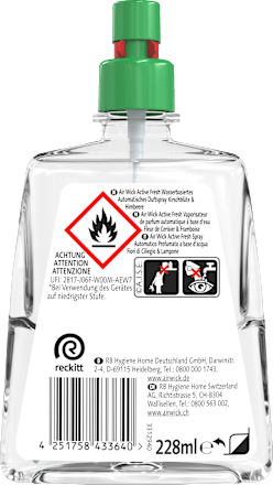 Duftspray 24/7 Active Fresh Nachfüller Kirschblüte & Himbeere AirWick