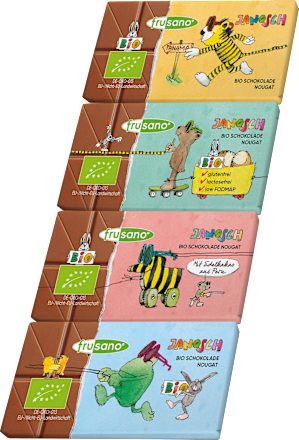 Schokolade, Nougat "Janosch" (4 Stück) Frusano