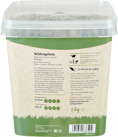 Vogelfutter Streufutter Wildvogel-Mix elles