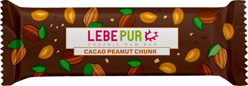 Rohkostriegel Bio Cacao Peanut Chunk Lebepur