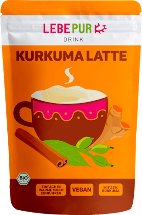 Getränkepulver Kurkuma Latte Lebepur