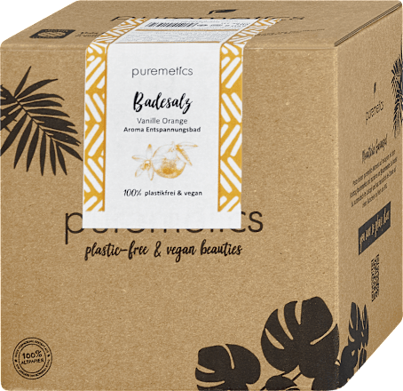 Badesalz Aroma Entspannungsbad Vanille Orange puremetics