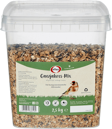 Vogelfutter Streufutter Ganzjahres-Mix elles