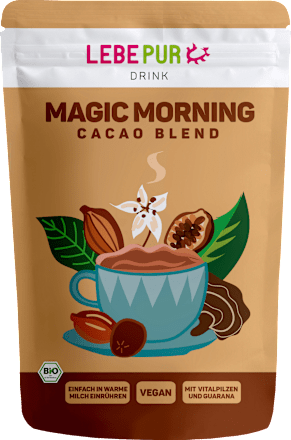 Getränkepulver Magic Morning Cacao Blend Lebepur