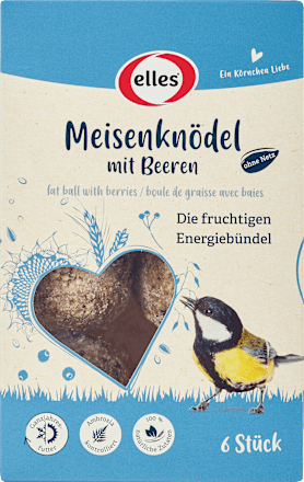 Vogelfutter Meisenknödel mit Beeren elles