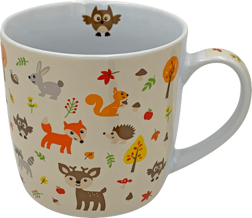 Kaffeebecher Herbstmotive Kinder, beige Dekorieren & Einrichten