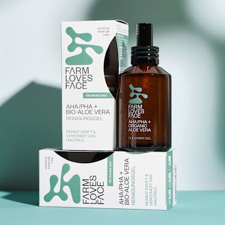 Reinigungsgel AHA/PHA + Bio-Aloe Vera Farm Loves Face