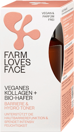 Toner Barriere & Hydro Veganes Kollagen + Bio-Hafer Farm Loves Face