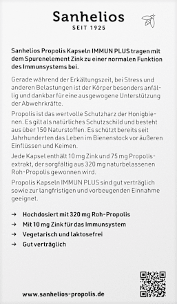 Propolis Kapseln Immun Plus 30 St Sanhelios