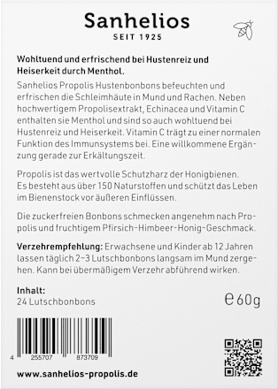 Propolis Hustenbonbon 24 St Sanhelios