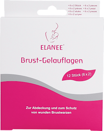 Brust Gelauflagen (6 x 2 Stück) Elanee