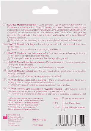 Muttermilchbeutel Elanee