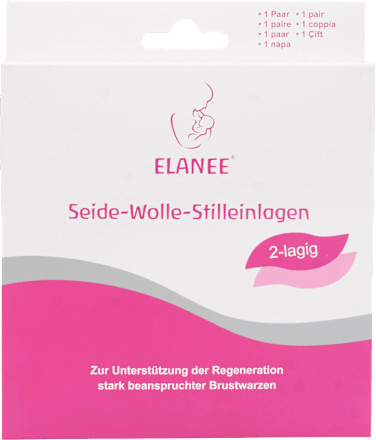 Stilleinlagen Seide-Wolle 2-lagig Elanee