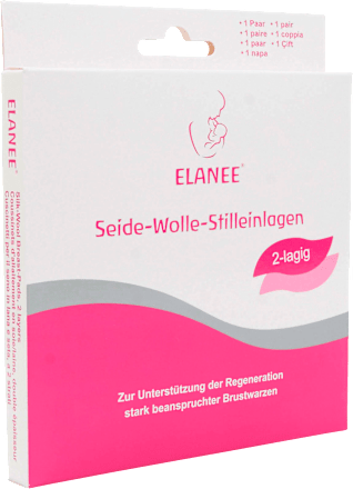 Stilleinlagen Seide-Wolle 2-lagig Elanee