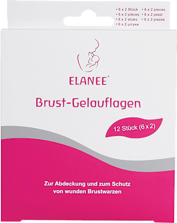 Brustwarzenpflege Gelauflagen (6 Paar) Elanee