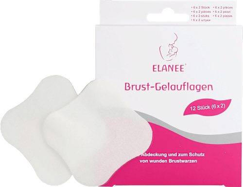 Brustwarzenpflege Gelauflagen (6 Paar) Elanee