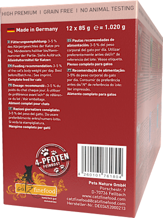 Nassfutter Katze Classic Collection I, Multipack (12 x 85g) catz finefood
