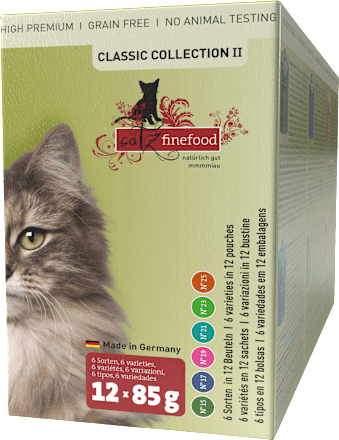 Nassfutter Katze Classic Collection II, Multipack (12 x 85g) catz finefood