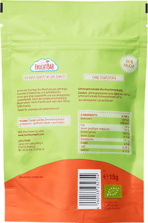 Kindersnack Knusper-Früchte Erdbeere & Apfel, ab 3 Jahren FruchtBar