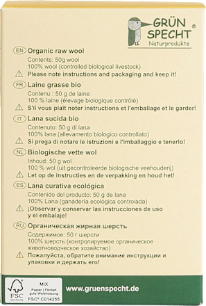Fettwolle Bio Grünspecht