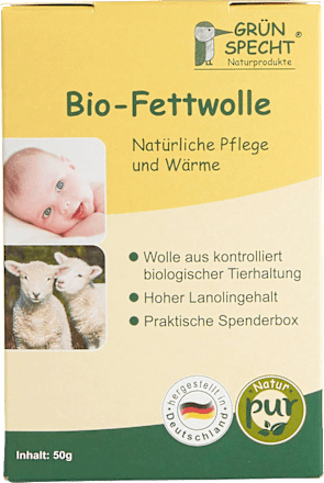 Fettwolle Bio Grünspecht