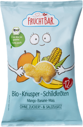 BIO kukuřičné křupky s mangem a banánem FruchtBar
