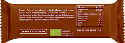 Rohkostriegel, Brownie Lebepur